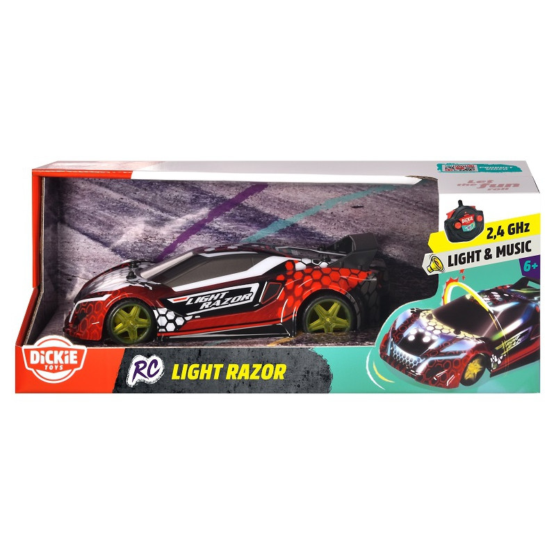 DICKIE lenktyninis automobilis RC Light Razor