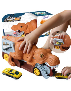 WOOPIE Dinozaurų Automobilių Paleidimo Įrenginys + Auto 1vnt.