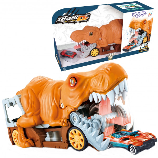 WOOPIE Dinozaurų Automobilių Paleidimo Įrenginys + Auto 1vnt. WOOPIE Dinozaurų Automobilių Paleidimo Įrenginys + Auto 1vnt.