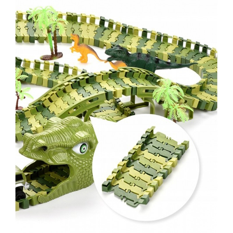 WOOPIE Car Track XXL Динозавры 240 шт.