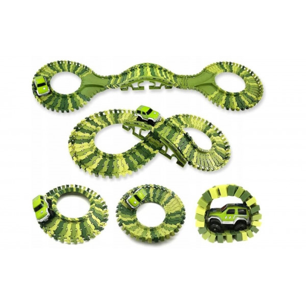 WOOPIE Car Track XXL Динозавры 240 шт.