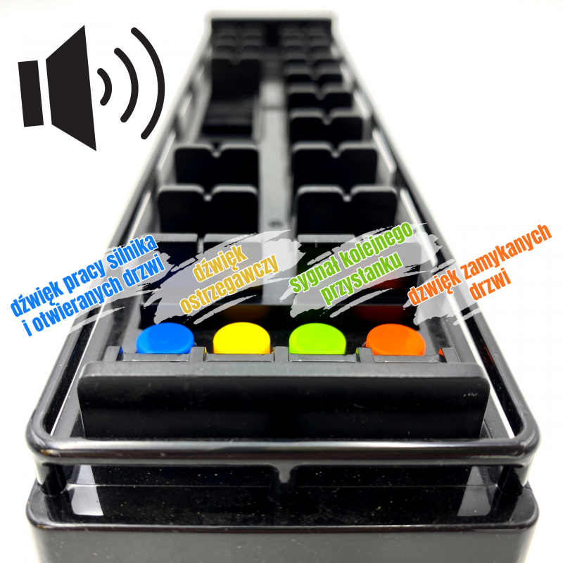 WOOPIE autobusas su žibintais ir atidaromomis durimis