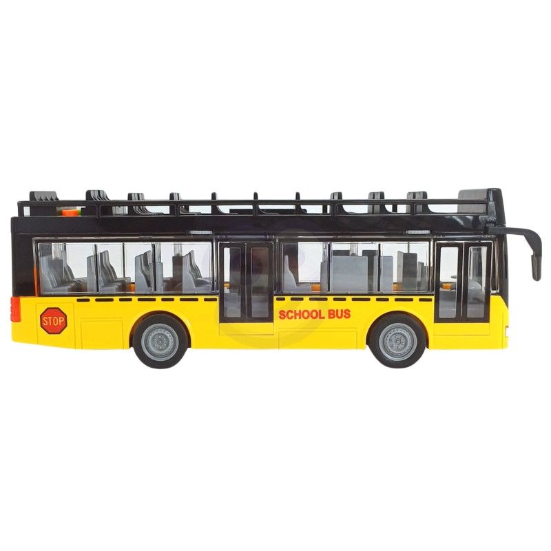 WOOPIE autobusas su žibintais ir atidaromomis durimis