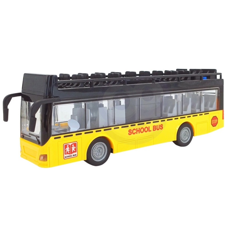 WOOPIE autobusas su žibintais ir atidaromomis durimis