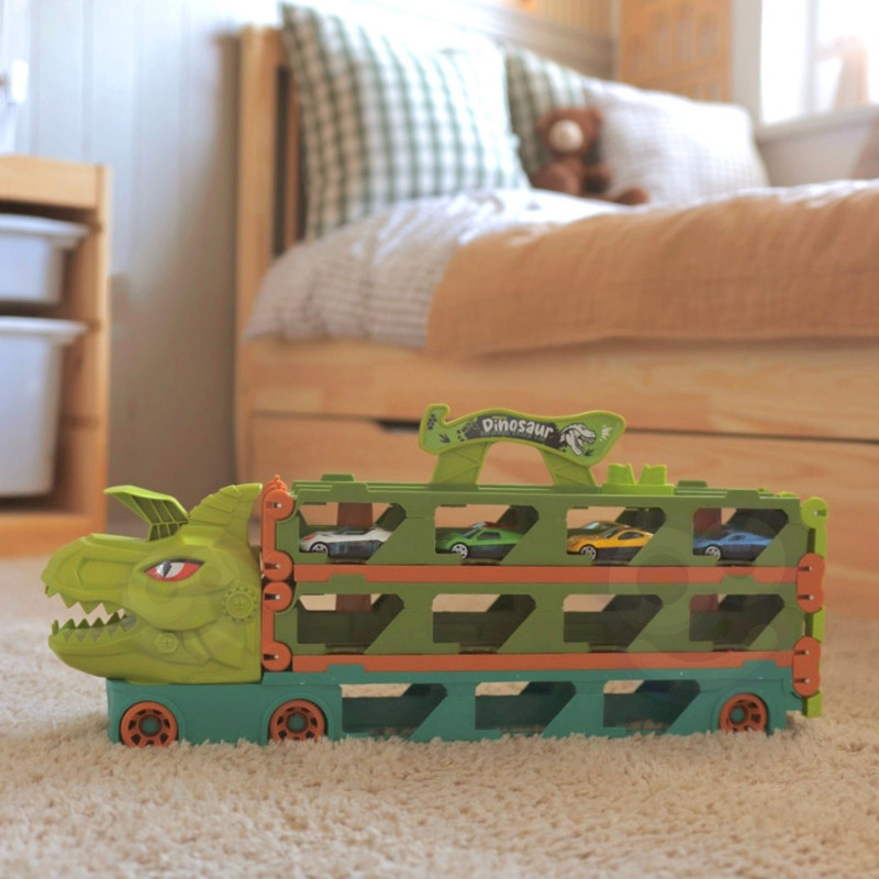 Игрушечный грузовик WOOPIE с траками для динозавров 2,1 м для машин