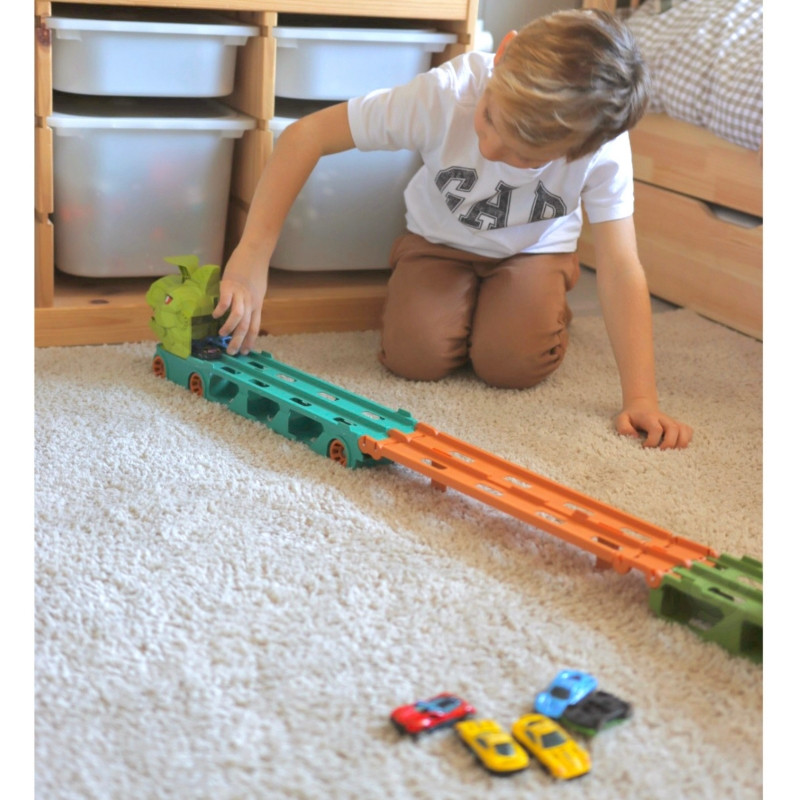 Игрушечный грузовик WOOPIE с траками для динозавров 2,1 м для машин