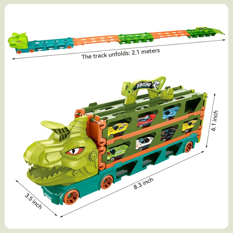 Игрушечный грузовик WOOPIE с траками для динозавров 2,1 м для машин