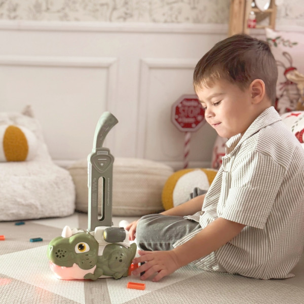 Электропоезд WOOPIE для блоков Domino Dinosaur Orange