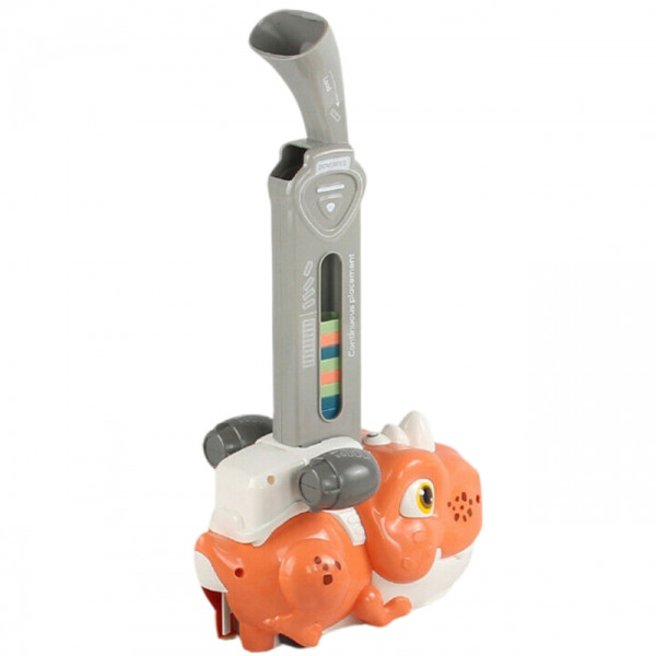 WOOPIE elektrinis traukinys Domino dinozauras oranžinis