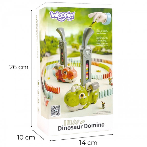 Электропоезд WOOPIE для блоков Domino Dinosaur Orange
