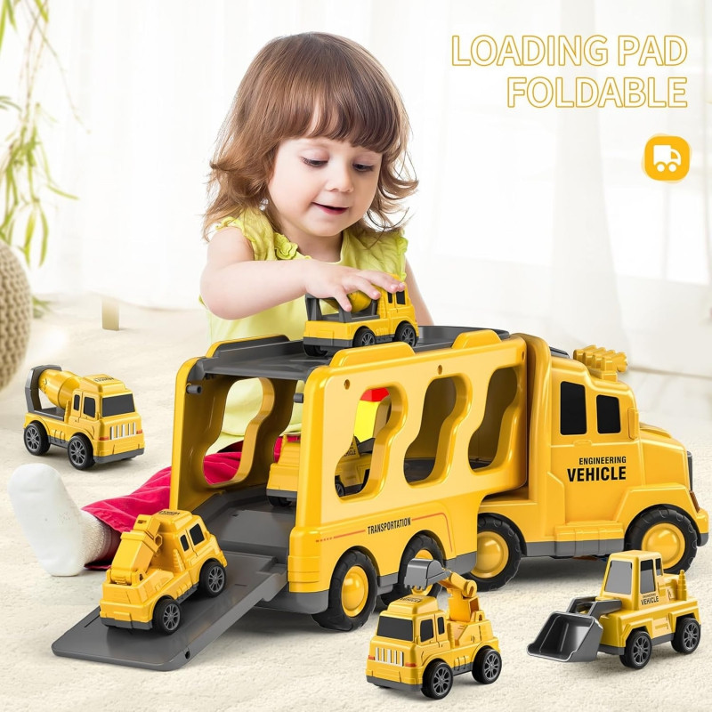 Набор из 5 эвакуаторов WOOPIE Road Tow Truck — помощь на дороге