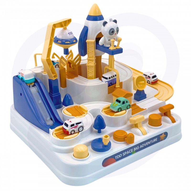 Интерактивная автомобильная трасса WOOPIE «Космическое приключение Панды»