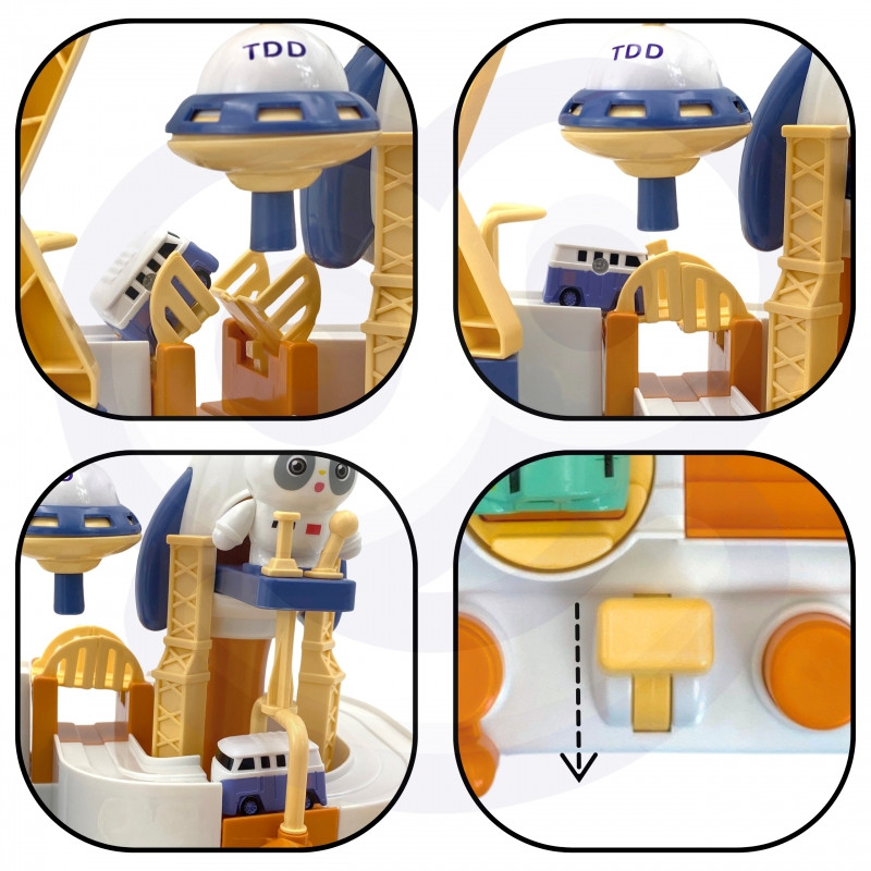 Интерактивная автомобильная трасса WOOPIE «Космическое приключение Панды»