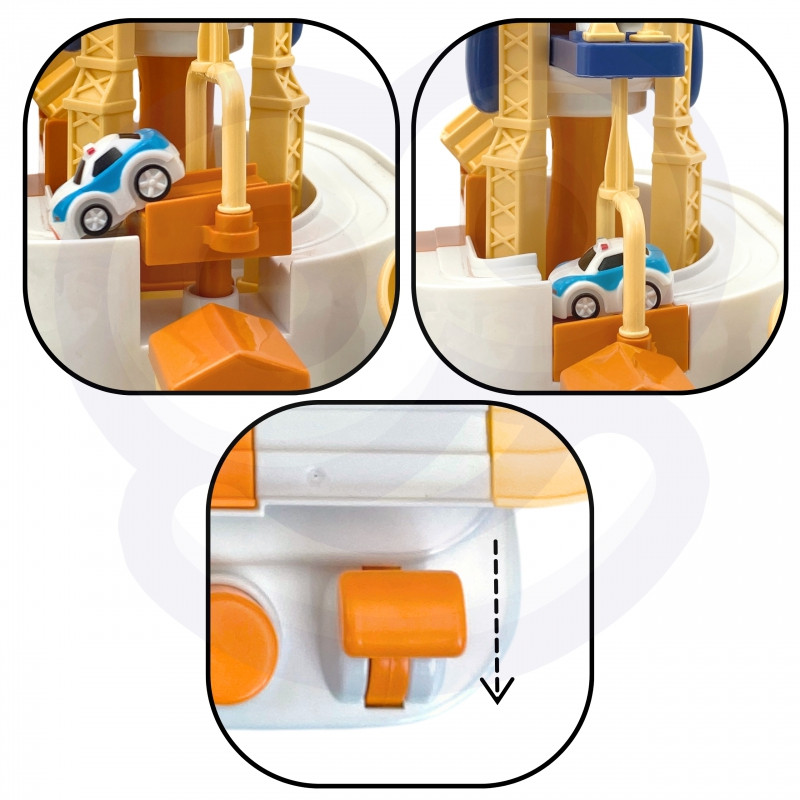 WOOPIE interaktyvi automobilių trasa "Pandos kosminis nuotykis"