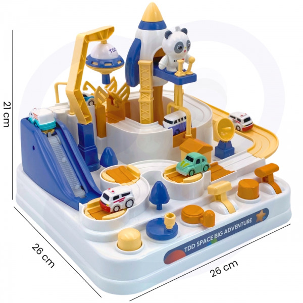 WOOPIE interaktyvi automobilių trasa "Pandos kosminis nuotykis"