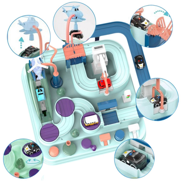 Интерактивная автомобильная трасса WOOPIE «Автомобильное приключение»