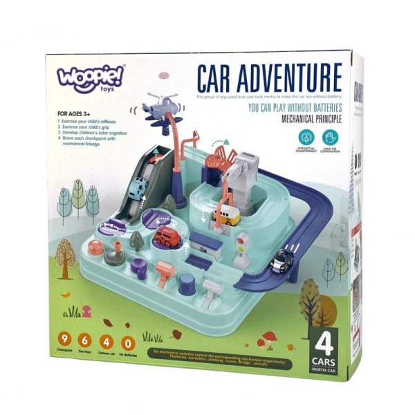 Интерактивная автомобильная трасса WOOPIE «Автомобильное приключение»