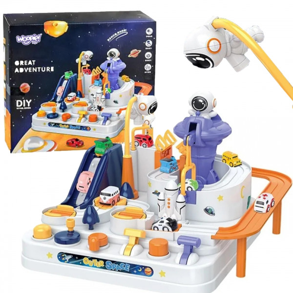 WOOPIE interaktyvus kliūčių ruožas automobiliams "Astronauto nuotykiai"