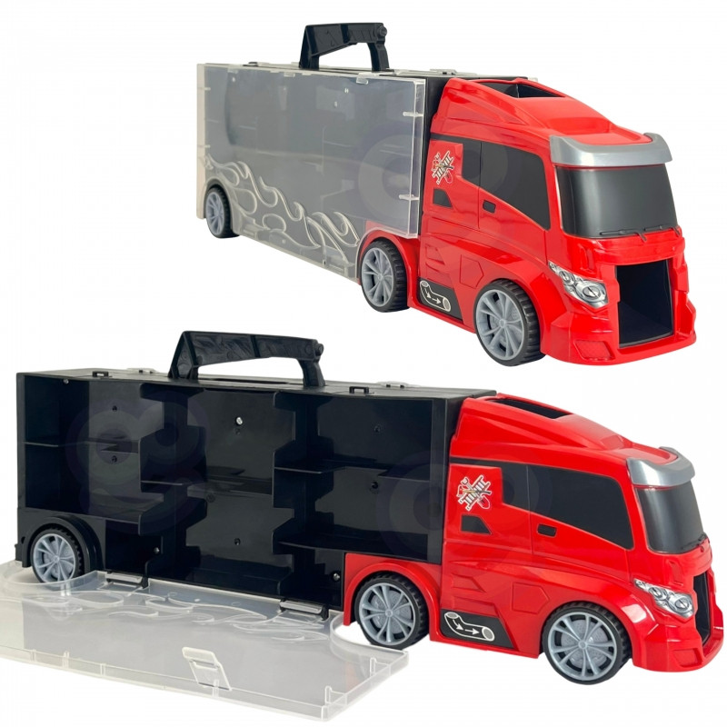 Набор WOOPIE Грузовик-транспортер 3в1 Красный 11 предметов.