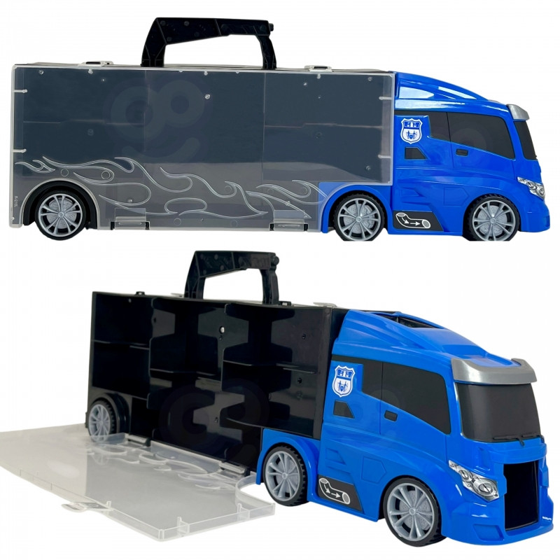 Набор WOOPIE Truck Transporter 3-в-1 Blue Police