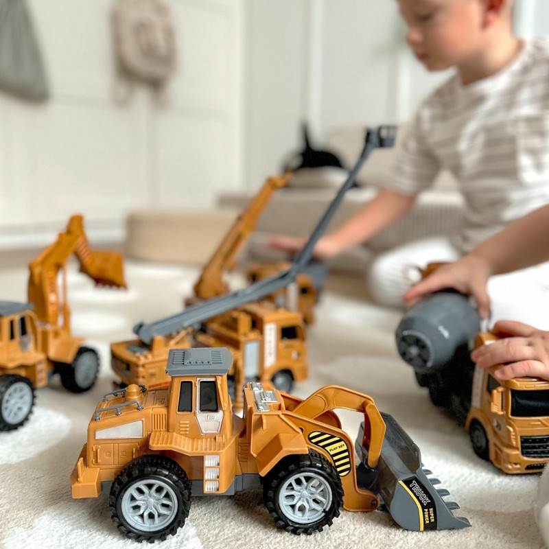 WOOPIE Puikus statybinių automobilių rinkinys 6in1