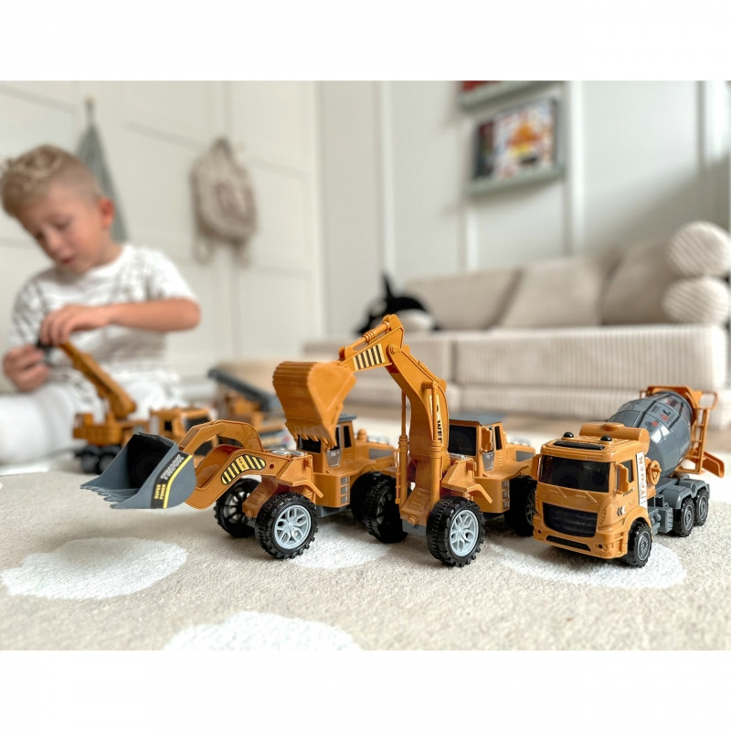 WOOPIE Puikus statybinių automobilių rinkinys 6in1