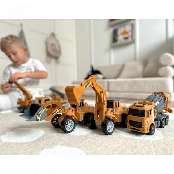 WOOPIE Puikus statybinių automobilių rinkinys 6in1 WOOPIE Puikus statybinių automobilių rinkinys 6in1