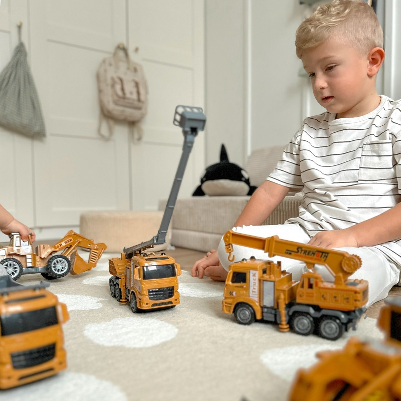 WOOPIE Puikus statybinių automobilių rinkinys 6in1