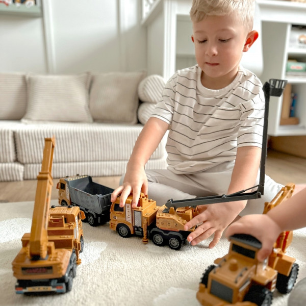 WOOPIE Puikus statybinių automobilių rinkinys 6in1 WOOPIE Puikus statybinių automobilių rinkinys 6in1