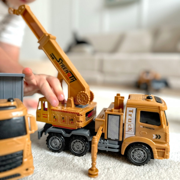 WOOPIE Puikus statybinių automobilių rinkinys 6in1 WOOPIE Puikus statybinių automobilių rinkinys 6in1