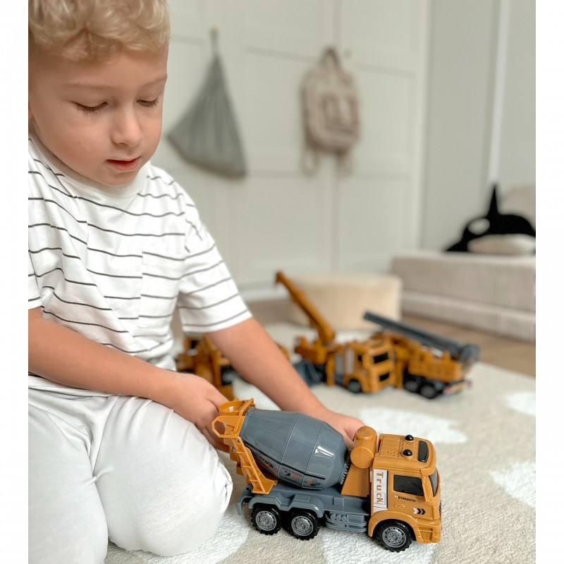 WOOPIE Puikus statybinių automobilių rinkinys 6in1