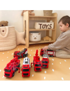 WOOPIE ugniagesių automobilių rinkinys 6in1 2