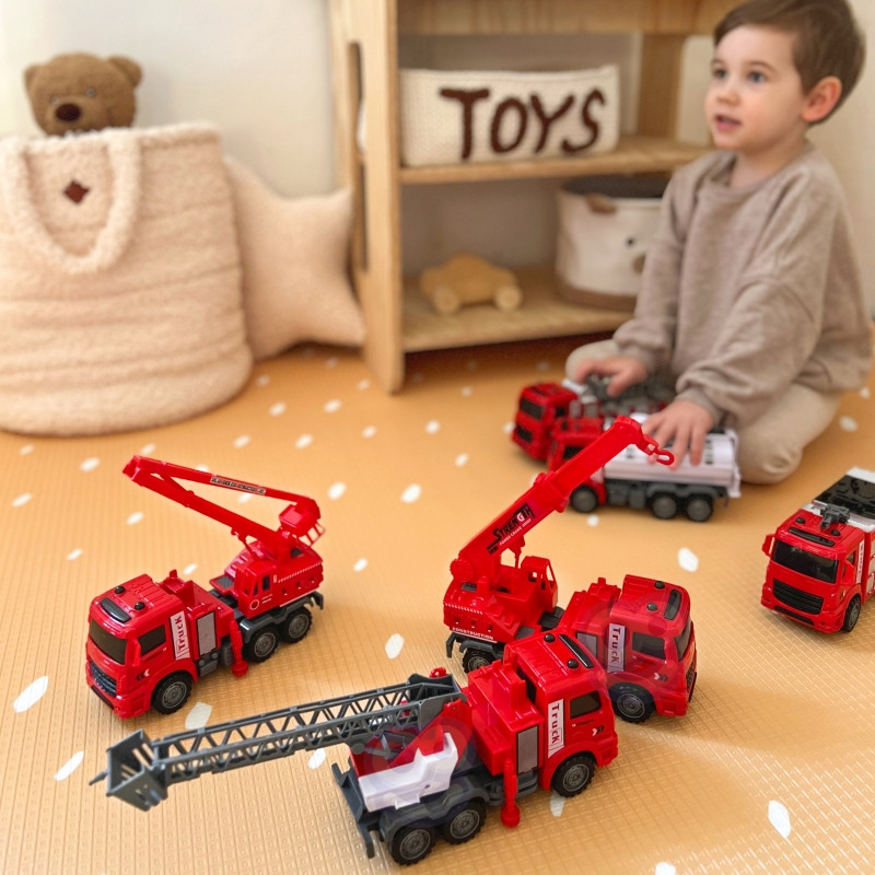 WOOPIE Набор пожарных машин 6 в 1