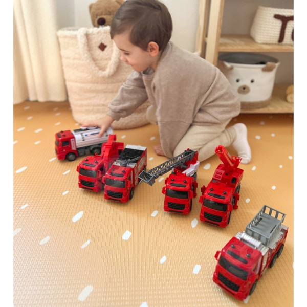 WOOPIE Набор пожарных машин 6 в 1