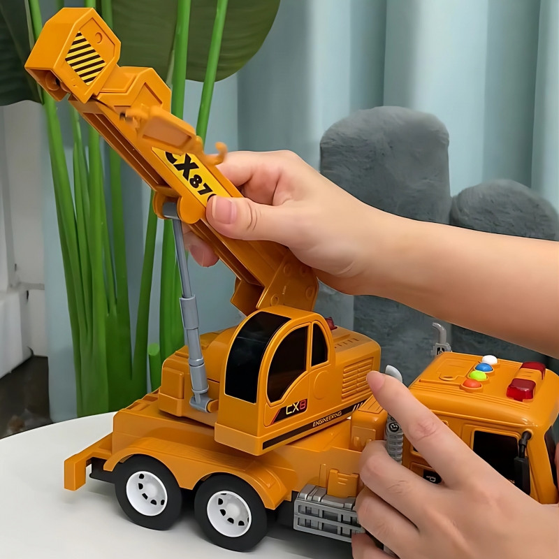 Woopie interaktyvus sunkvežimis–kranas 1:14 su šviesa ir garsu | Guri.lt