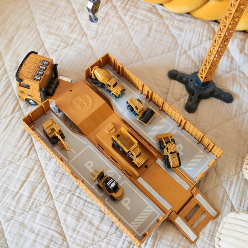 WOOPIE Truck 6in1 statybinis rinkinys Kranų traktorių priedai