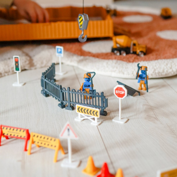 WOOPIE Truck 6in1 statybinis rinkinys Kranų traktorių priedai