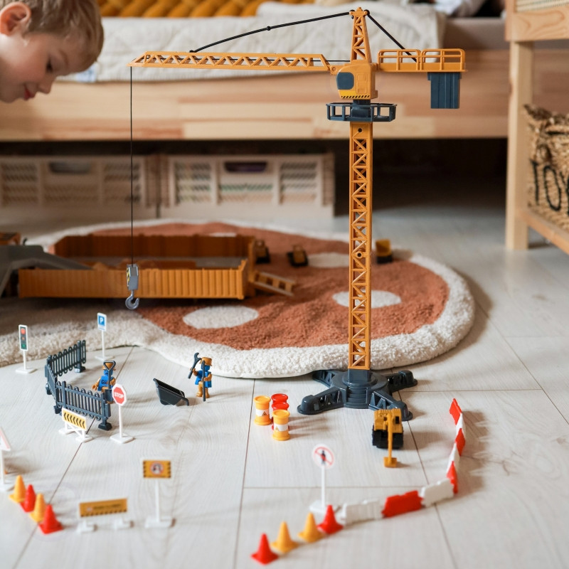 WOOPIE Грузовик 6 в 1 Конструктор Пружины Кран Аксессуары