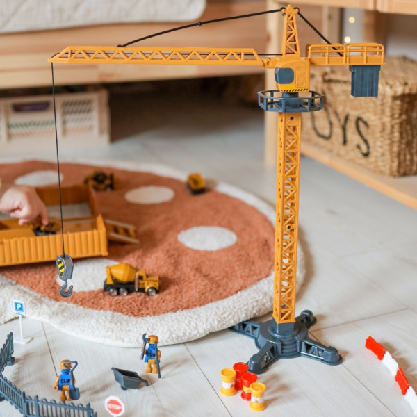 WOOPIE Truck 6in1 statybinis rinkinys Kranų traktorių priedai