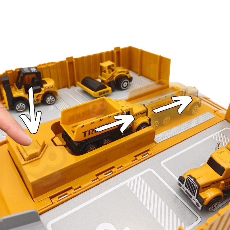 WOOPIE Truck 6in1 statybinis rinkinys Kranų traktorių priedai