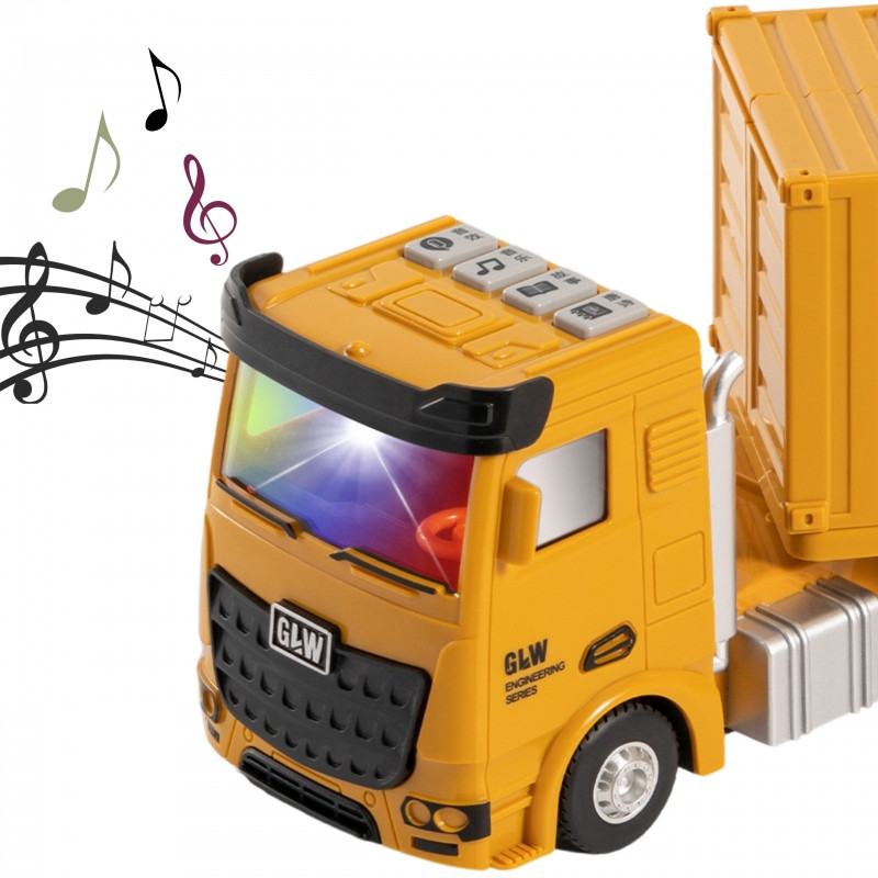 WOOPIE Truck 6in1 statybinis rinkinys Kranų traktorių priedai