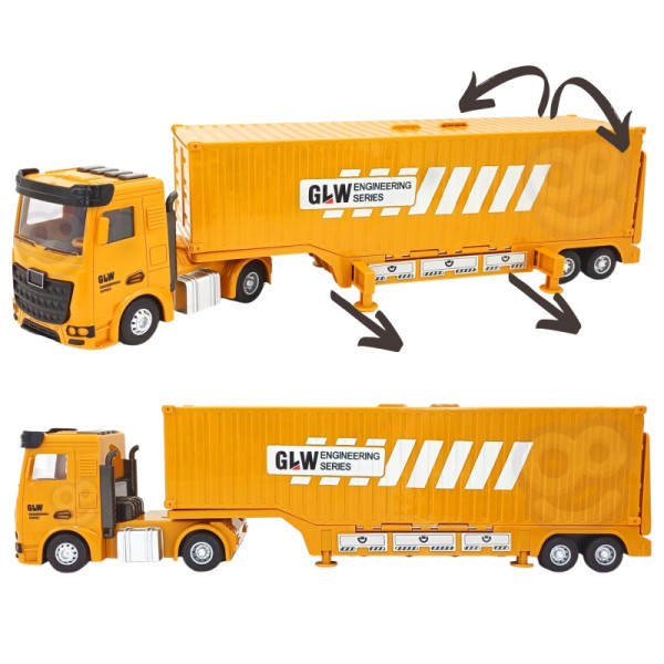 WOOPIE Truck 6in1 statybinis rinkinys Kranų traktorių priedai