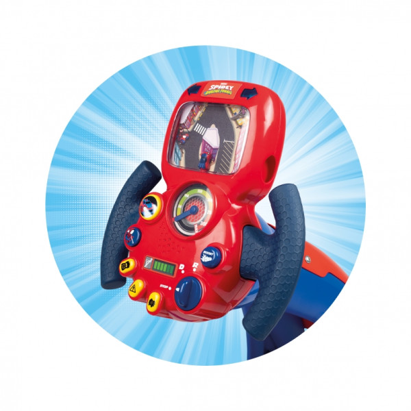Smoby Spidey vairavimo simuliatorius su šviesa ir garsu Smoby Spidey vairavimo simuliatorius su šviesa ir garsu