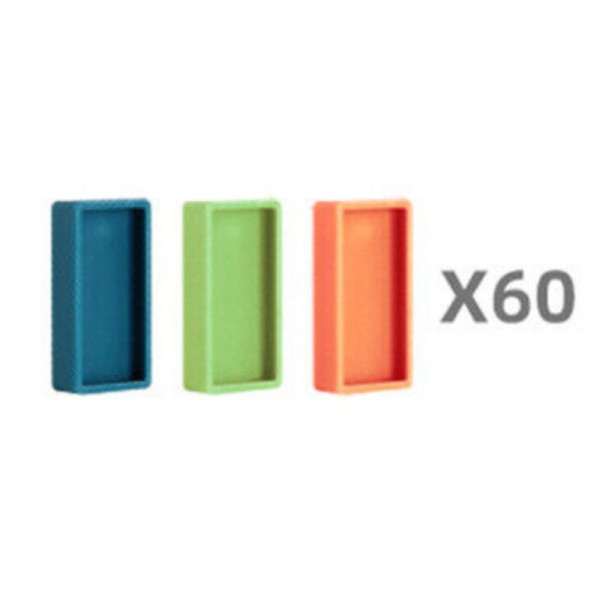 WOOPIE elektrinis traukinys Domino Dinosaur Orange - 3 vnt.