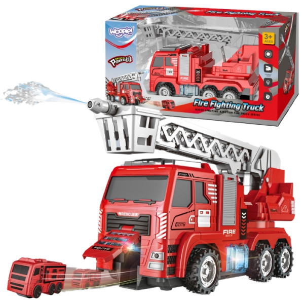 WOOPIE Интерактивная пожарная машина с движущейся лестницей