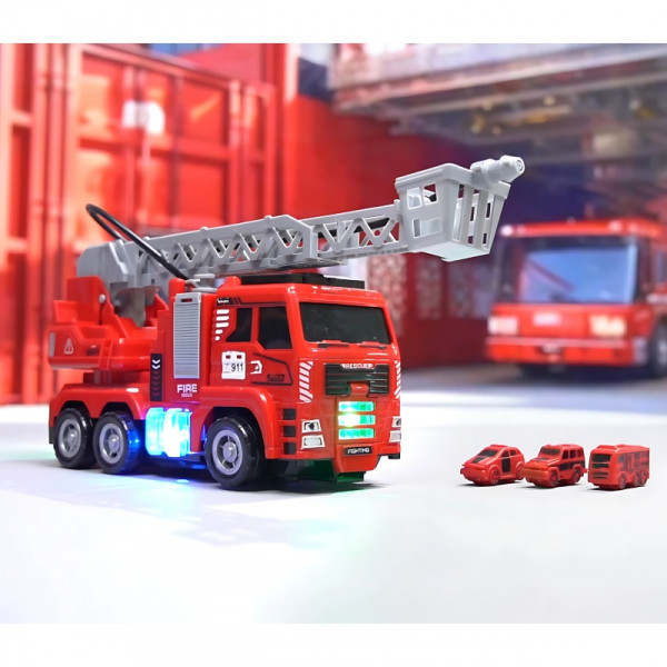 WOOPIE Интерактивная пожарная машина с движущейся лестницей