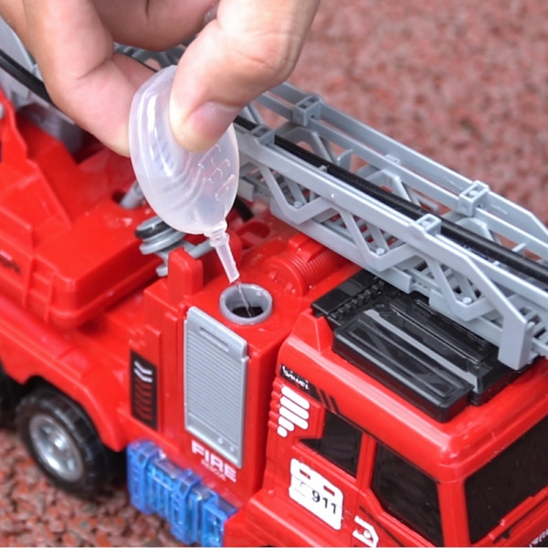 WOOPIE Интерактивная пожарная машина с движущейся лестницей