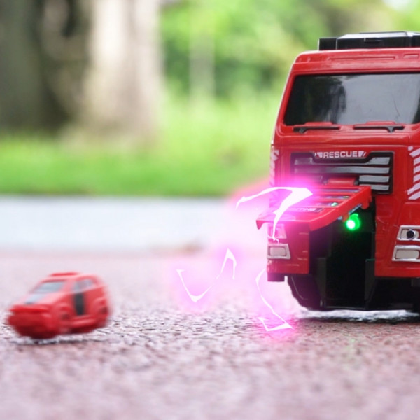 WOOPIE Интерактивная пожарная машина с движущейся лестницей