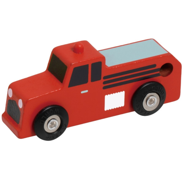 CLASSIC WORLD Деревянные машинки, набор из 3 штук: полицейская и пожарная машина