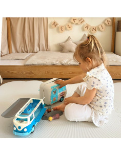 WOOPIE Doll Camper XL stovyklavimo rinkinys su priekaba 2